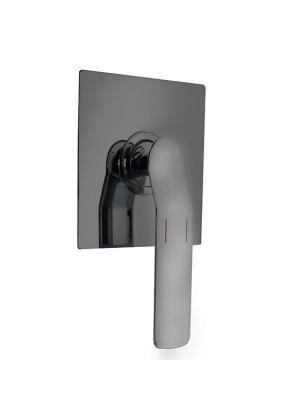 China Single lever concealed in-wall build in bath or shower mixer bathroom gun metal brass faucet headshower handshower OEM en venta