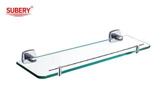 China ODM Bathroom Accessories OEM Glass Shelf Holder Wall Mounted for sale
