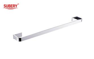 China Brass single towel bar bathroom high quality chrome color OEM nobel brass mounting piece brass base for sale