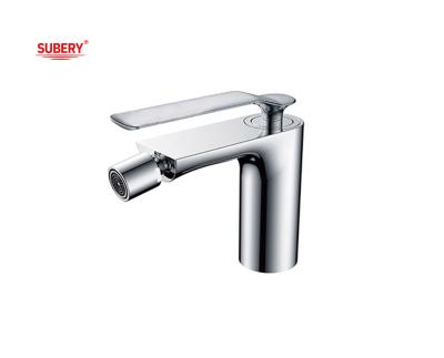 China Water Bathroom Chrome Brass Aerator Tap Faucet OEM Single Lever for sale