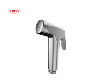 China ABS Plastic Shattaf Set Handle Bidet Handshower Shower Sprayer Head Handhold Clean Bathroom Toilet Chrome OEM for sale