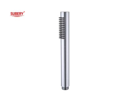 China Microfone de latão chuveiro de mão chuveiro para coluna de chuveiro banheiro bico de silício fácil de limpeza OEM redondo à venda