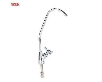 China ODM Single Lever Tall Basin Mixer Faucet Bathroom Chrome Brass Long Handle Hot And Cold Water Faucet for sale
