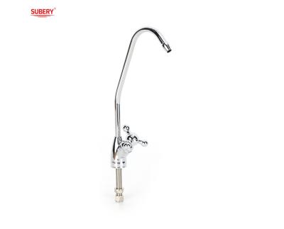 China Elegant Precise Chrome Bathroom Mixer Tap Hot Cold Water Faucet for sale
