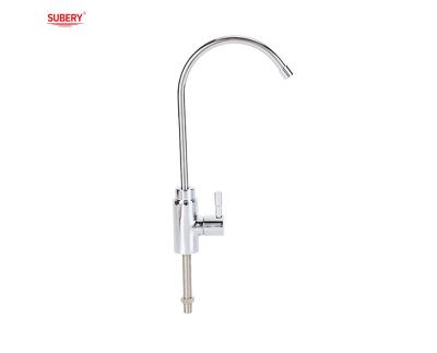 China ODM Single Lever Tall Basin Mixer Faucet Bath Chrome Brass Long Handle Hot And Cold Water Faucet for sale