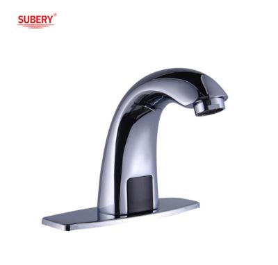 China Cold Automatic Touchless Sensor Bathroom Faucet OEM AC DC for sale
