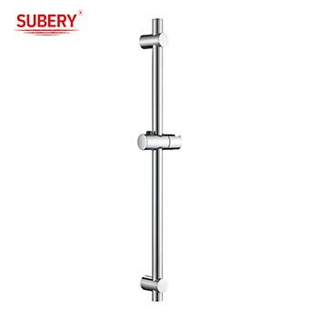 Chine Chromé rond classique porte-douche bar salle de bain SUS304 3 fonction ABS tuyau de douche à main en plastique à vendre