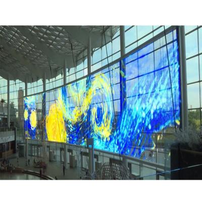 China Painel de exibição LED transparente multifuncional montado na parede à venda