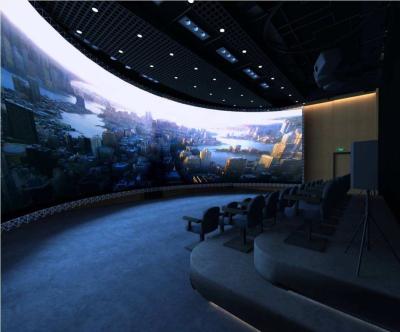 Китай Гибкий стабильный виртуальный экран производства, многофункциональная изогнутая стенка LED продается