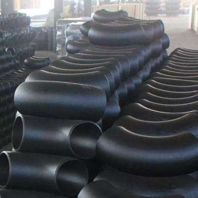 Chine <p>Soudage des fesses à 45 degrés, ajustement du coude en acier au carbone ASTM A234 90 mm</p> à vendre