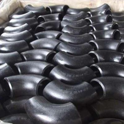Chine Coude soudé bout à bout ASME B16.9 de 90 degrés de garnitures d'acier au carbone d'A234 WPB à vendre
