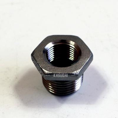 China CL1000 Cast Threaded Hex Head Bushing , ASTM A351 Stainless Tube Fittings for sale