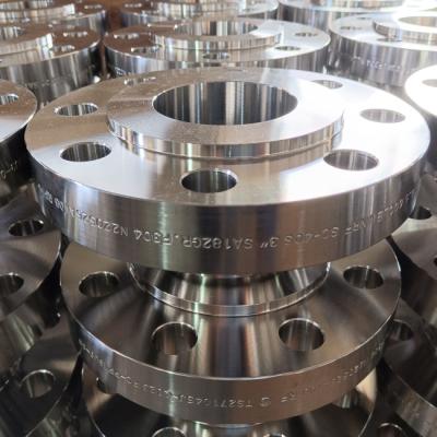 China ANSI B16.5 3 Inch Stainless Steel Flange , F304 Raised Face SS Weld Neck Flange for sale