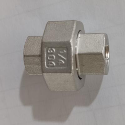 Chine <p>ASME B1.20.1 Stainless Steel Threaded Union , Cast Conical Pipe Union Joint F/F</p> à vendre