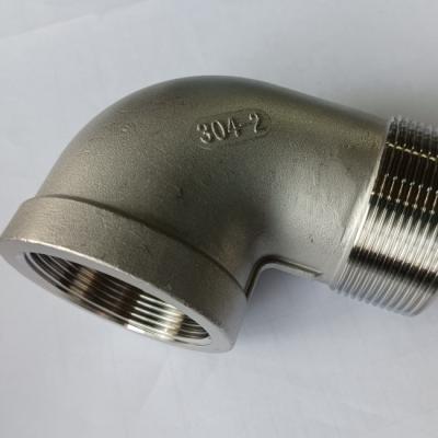 China 90 Degree Male Female Elbow ISO 49-1994 Threaded Cast Pipe Fittings for sale
