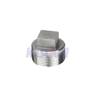 China ASME B16.11 Stainless Steel High Pressure Fittings Square Head Plug F316 for sale