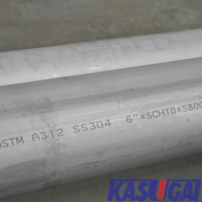 China ASTM A312 Welded Stainless Steel Pipe 12m Length TP304L ASME B36.10M for sale