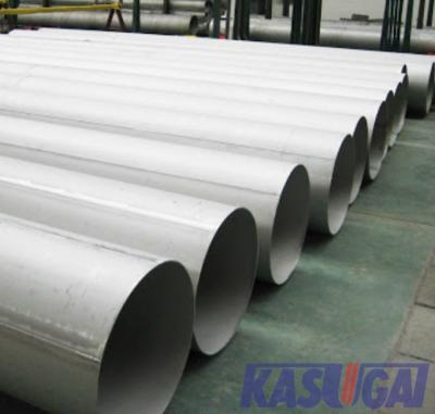 China Round 6m Stainless Steel Pipe , ASTM A789 48 Inch SS Duplex Pipe for sale