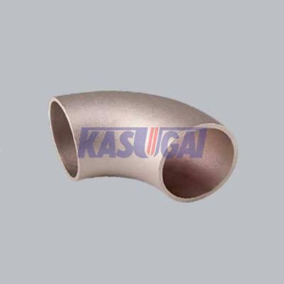 China Butt Weld 90 Degree Long Radius Elbow Fittings C70600 ASMEB16.9 Copper Nickel for sale