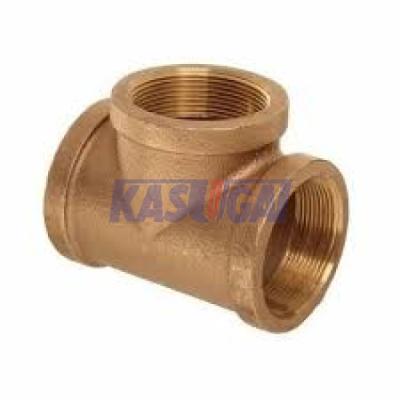 China THD Copper Nickel Fittings ASTM B467 C71500 Forged Threaded Straight Tee for sale