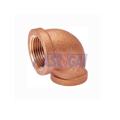 China ASME B16.11 Threaded 90 Degree Elbow Forged Copper Nickel Water Pipe Fittings for sale