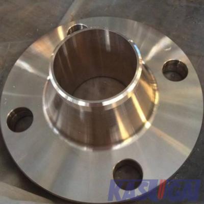 China C70600 Welding Neck Flanges , ANSI B16.5/B16.47 Copper Nickel Fittings for sale