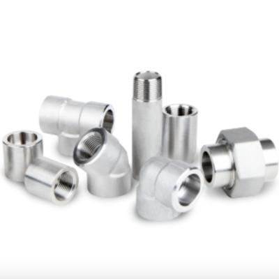 China ASME B16.11 Stainless Steel High Pressure Socket Weld / Threaded Fittings for sale