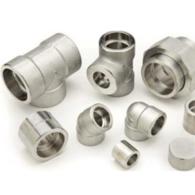 China Stainless Steel Pipe Fittings Socket Weld On Threaded Pipe Fittings ASME B16.11 for sale