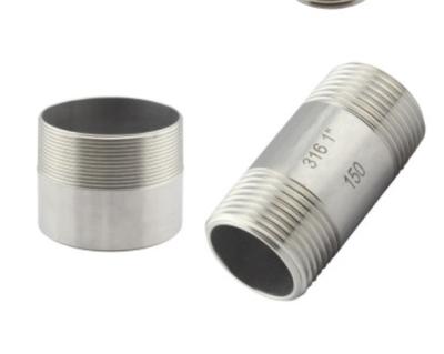 China Stainless steel pipe fittings Elbow Nipple Cap Union Cross Tee Socket Thread Lock Nut en venta