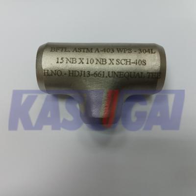 China ASTM A815 UNS S31803 BW Equal Tee Duplex Stainless Steel Butt Weld Fittings for sale