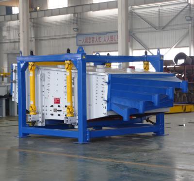 China Directly Supply Linear Vibrating Screen Machine with 1-5 Layers and 1000 KG Capacity for sale