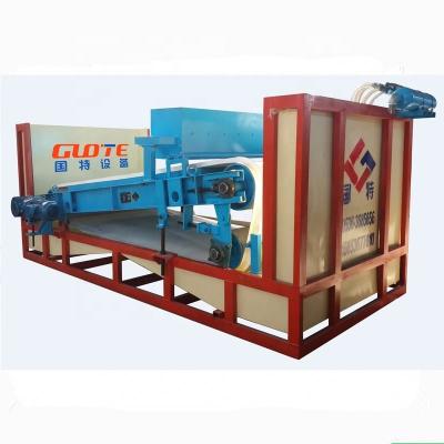 China Iron Water Wet Belt Incline Flat High Gauss Magnetic Separator for Sand Purifier for sale