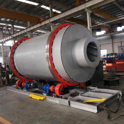 Cina Asciugatrice a tamburo a tre cilindri rotanti per materiali granulari e polverosi da 20-40 mm in vendita