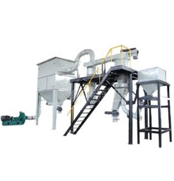 Quality Calcium Carbonate Powder Air Classifier Separator Production Line with Steel Structure for sale