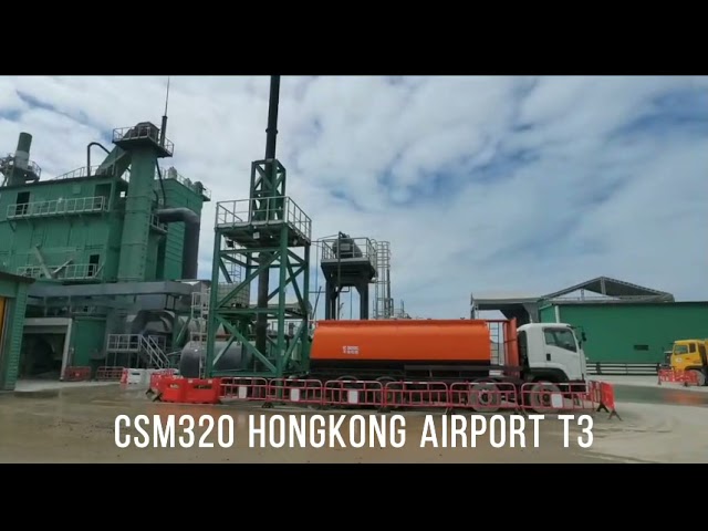 CSM320 320T/H Batch Asphalt Mixing Plant For Municipal Roads Construction