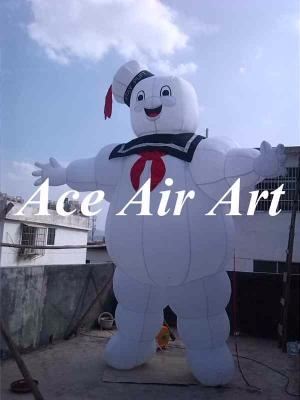 China custom giant 4 m H stay puft marshmallow man inflatable for advertising for sale