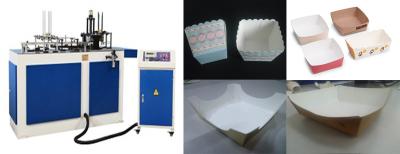 Chine machine de papier automatique de fabrication de cartons du déjeuner 4KW avec le contrôle de programme de PLC à vendre