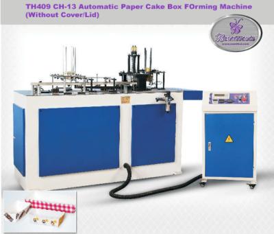 China Fully Automatic Horizontal Paper Hamburger Box Machine 35 - 45pcs/min for sale