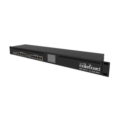China RB3011UiAS-RM 1GB RAM Datacom Switches PoE Out On Port 10 2x1.4GHz CPU for sale