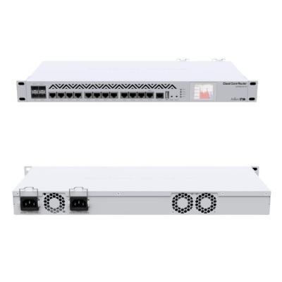 China 1U Rackmount Mikrotik Cloud Core Router 8GB RAM CCR1036 12G 4S EM for sale