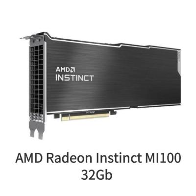 China Pedazo de la tarjeta gráfica 1.2GHz 4096 del instinto Mi100 HBM2 32GB de AMD Radeon en venta