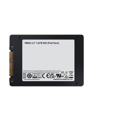 China GEN de circuito integrado 4 1.92TB do SSD 2,5 U.2 NVME da movimentação de PM9A3 Samsung à venda