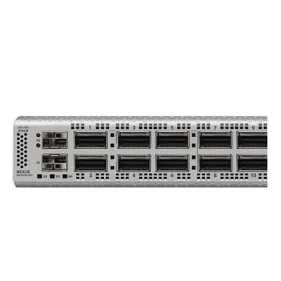 Cina Cisco 10 Gigabit Ethernet Switch N9K-C9332D-GX2B con porte QSFP-DD 32p 400/100 Gbps e porte SFP+ 2p 1/10 in vendita