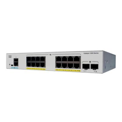 China Cisco C1000-16P-2G-L Gigabit Layer 2 Network Managed Enterprise Switch 16 port RJ45 PoE+ 2SFP Optical uplink 120W for sale
