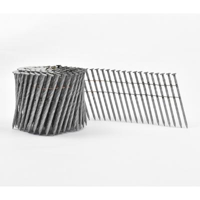 China 2 1/4''x.083'' Hot Dipped Galvanized Screw Shank Pallet Coil Nails for sale