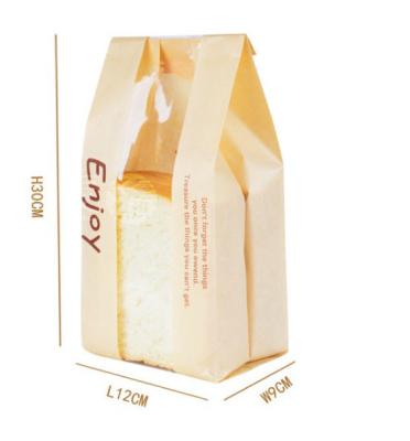 China Compostable Kraft Baguette Bags Packaging Paper Bakery Bags For Bread SGS for sale