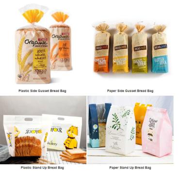 China Imprimir o armazenamento do pão ensaca o saco vazio do pão do polietileno de pouco peso plástico à venda