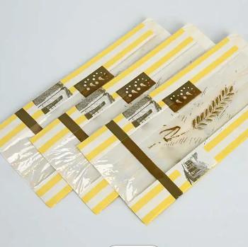 China Packaging Bread Paper Bags Custom Storage Kraft Bakery Bags ISO for sale
