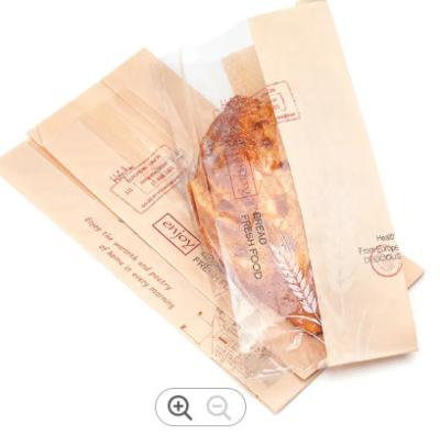 中国 耐久のエコ友好的なクラフト紙のパンの袋によってカスタマイズされる厚さ 販売のため