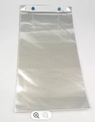 China Custom Printed Wicketed Poly Bags Recycle Clear Polythene Food Bags for sale